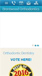 Mobile Screenshot of brentwoodorthodontics.com