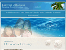 Tablet Screenshot of brentwoodorthodontics.com